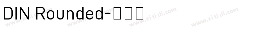 DIN Rounded字体转换